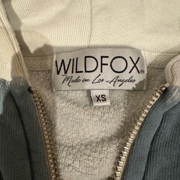 Wildfox hellcat colourful leopard print hoodie zip up size xs - Picture 3 of 4